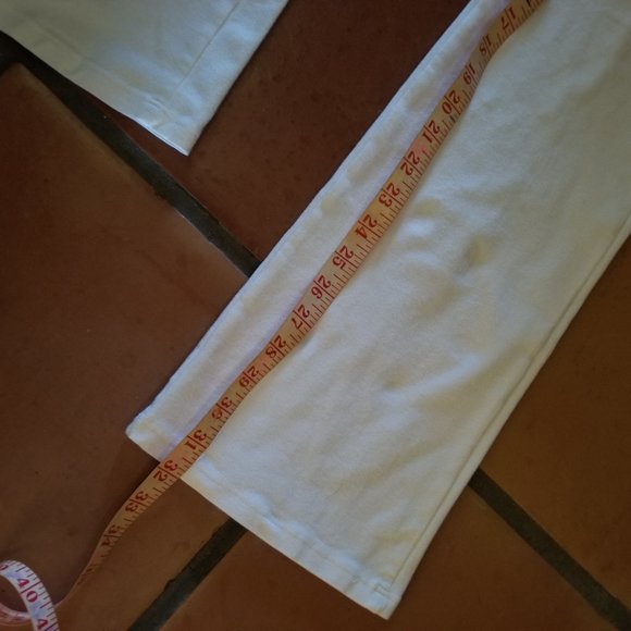 Moda International Vintage Victoria's Secret Pure White Yoga/Lounge Pant - Picture 6 of 8